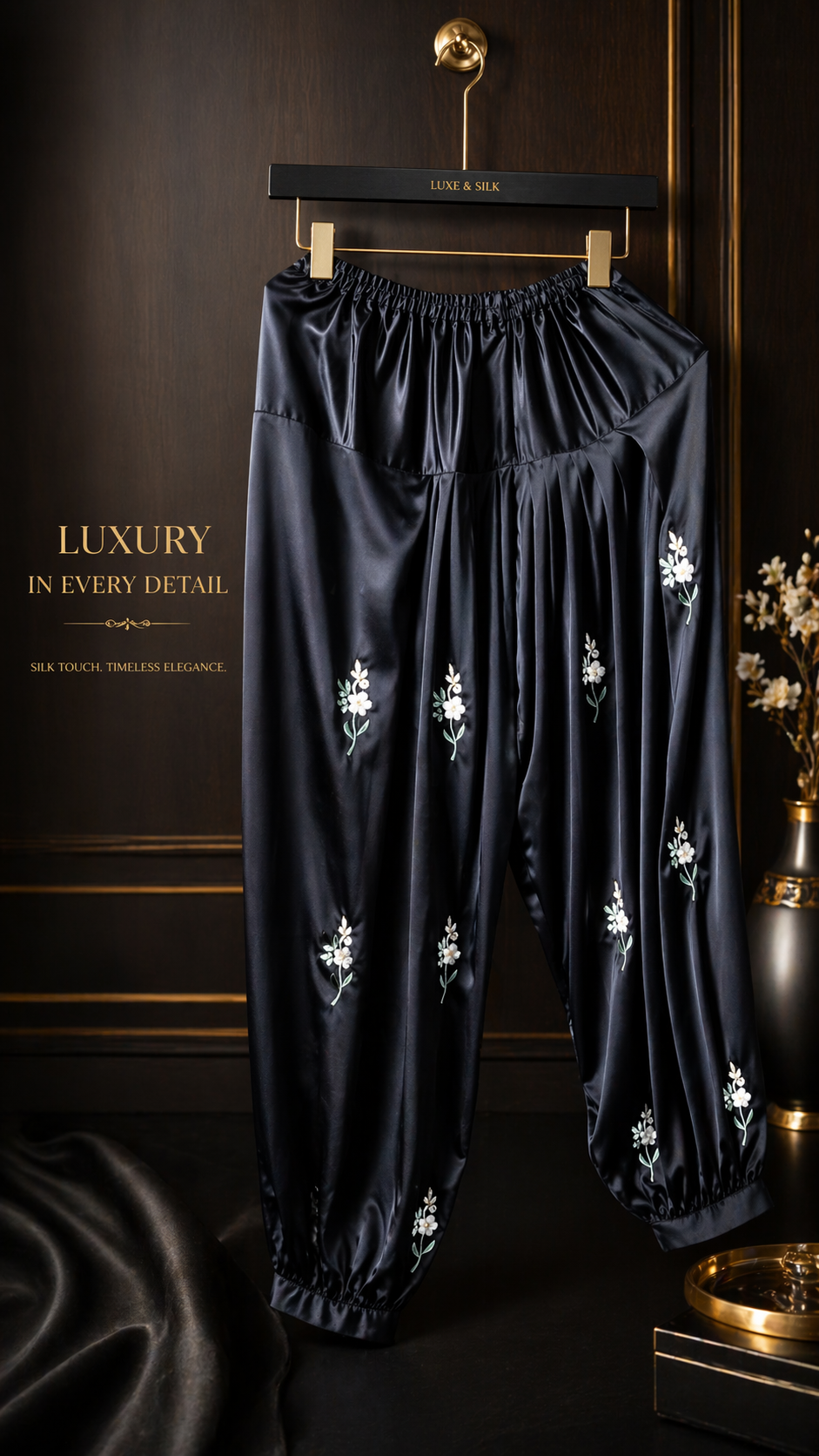 Mommy & Me Navy Blue Embroidered Kurta Set – Matching Mom & Daughter Outfit