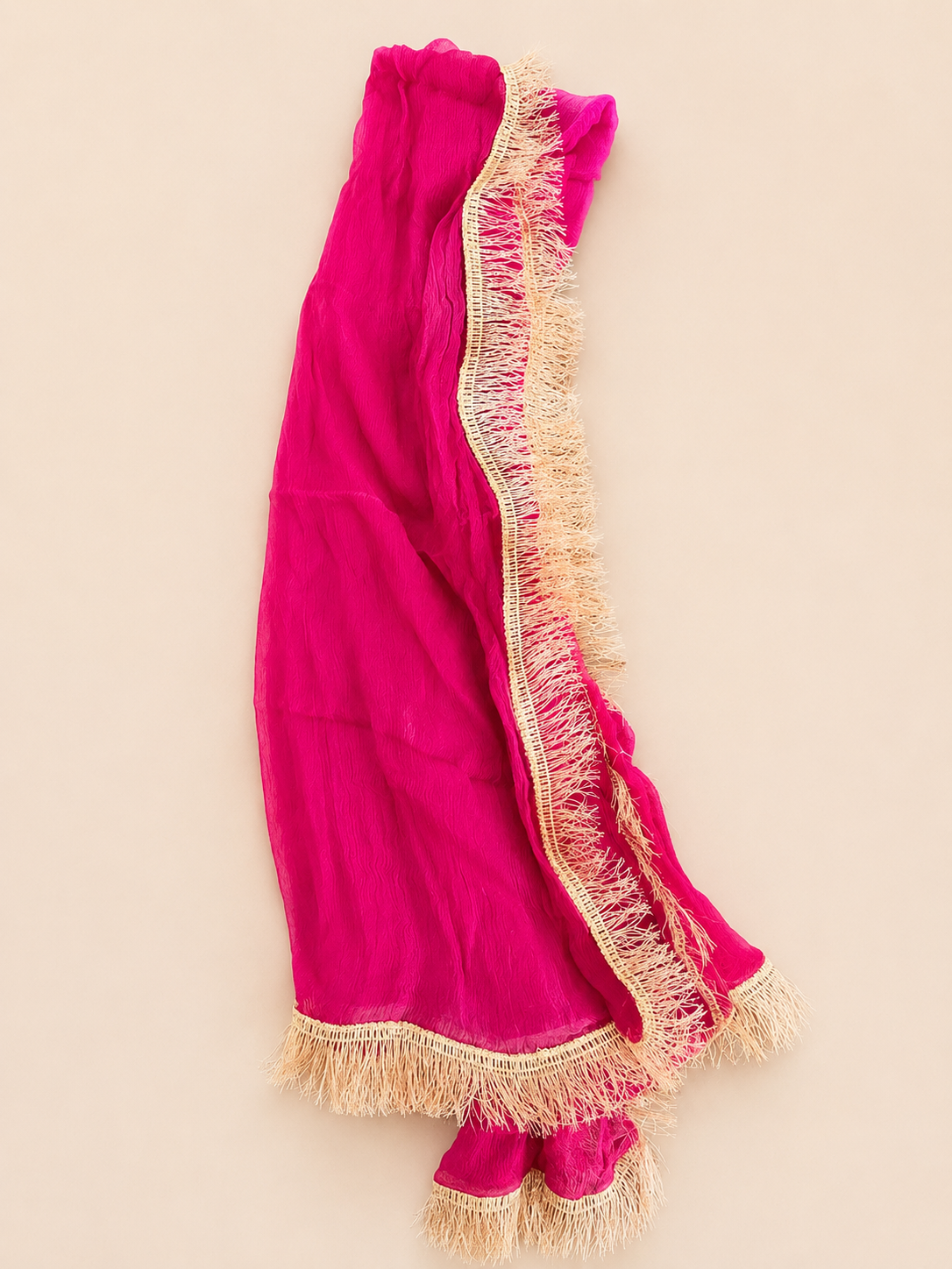 Girls Yellow Embroidered Kurta Salwar Set with Magenta Dupatta | Festive Ethnic Wear for Kids