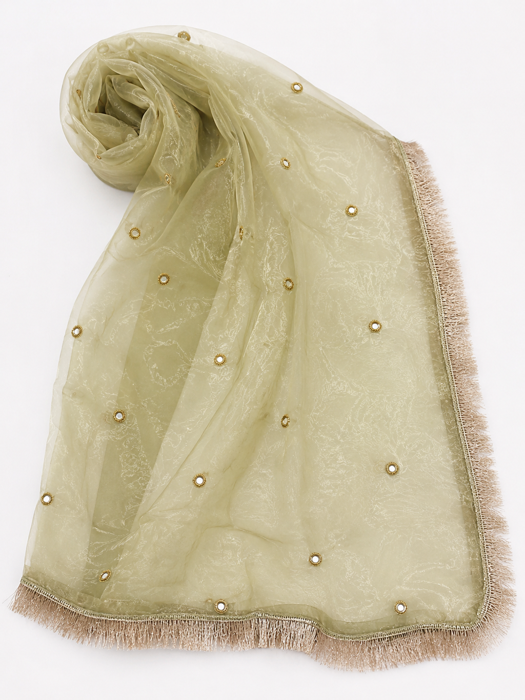 Girls' Embellished Net Sharara Set with Dupatta