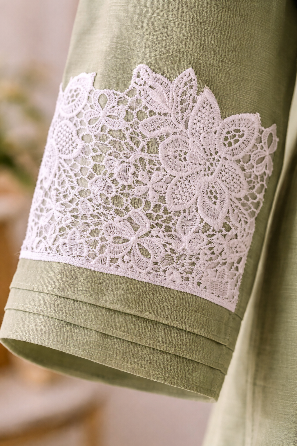 Sage Green Kurta Set – Teen Girls (Ready to Ship)